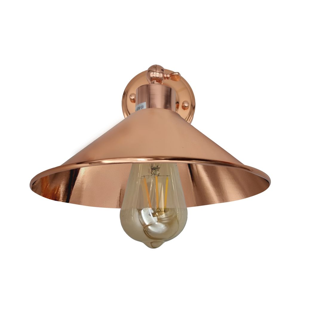 Rose Gold Retro Metal Lamp, E27