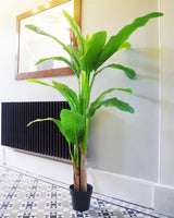 180cm Artificial Banana Plant – Tropical Natural Tree for Home Decor, Green