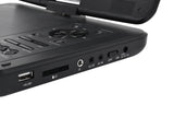 Oakcastle DVD120 Portable DVD Player with 10.5-Inch HD Swivel Screen – Rechargeable, Region Free, Car Powered