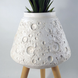 Lunar Large Planter, 62cm x 40cm – Statement Garden Plant Pot for Patio & Home, White