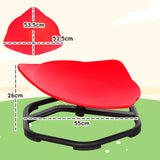 AIYAPLAY Kids Sit and Spin Sensory Chair with Multiple Spinning Modes and Non-Slip Base – Coordination & Balance, Red