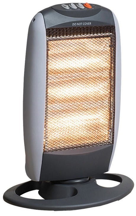 Daewoo 1200W oscillating halogen heater