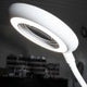 Native Lighting Clip-On Magnifier Lamp, 1.3X, Daylight LED – Dimmable, Rechargeable Gooseneck