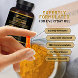 Prowise Optisorb Liquid Curcumin with Vitamin D3 – 60 Liqcaps, Turmeric NovaSOL Formula