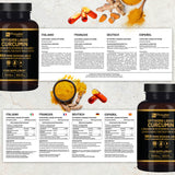 Prowise Optisorb Liquid Curcumin with Vitamin D3 – 60 Liqcaps, Turmeric NovaSOL Formula