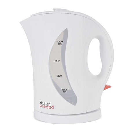 KitchenPerfected white 1.7L cordless kettle