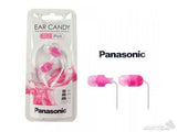 Panasonic pink in-ear earphones