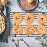 Vinsani 3 Tier Collapsible Cooling Rack – Non-Stick High-Carbon Steel Stackable Baking & Drying Rack