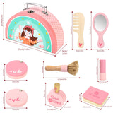 SOKA My Makeup Bag Wooden Pretend Play Beauty Set – Children's First Make-Up Kit