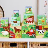 SOKA My Farm Stacking Cubes – Nesting and Stacking Cube Blocks, Educational Toy for Kids