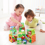 SOKA My Farm Stacking Cubes – Nesting and Stacking Cube Blocks, Educational Toy for Kids