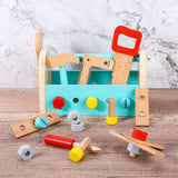 SOKA My First Tool Box Wooden Play Set – Kids Pretend DIY Tools Toy