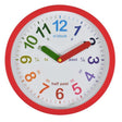 Acctim red LuLu kids wall clock