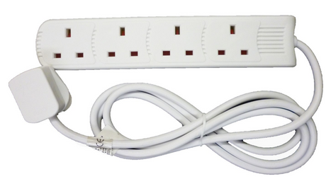 13A 4 gang 10m extension lead