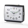 Ravel large square retro alarm clock