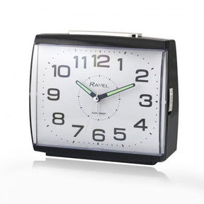 Ravel large square retro alarm clock
