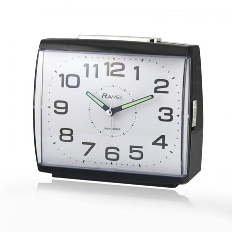 Ravel large square retro alarm clock
