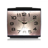 Ravel Large Square Retro Bedside Quartz Alarm Clock – Easy-Read Dial for Bedside & Mantel