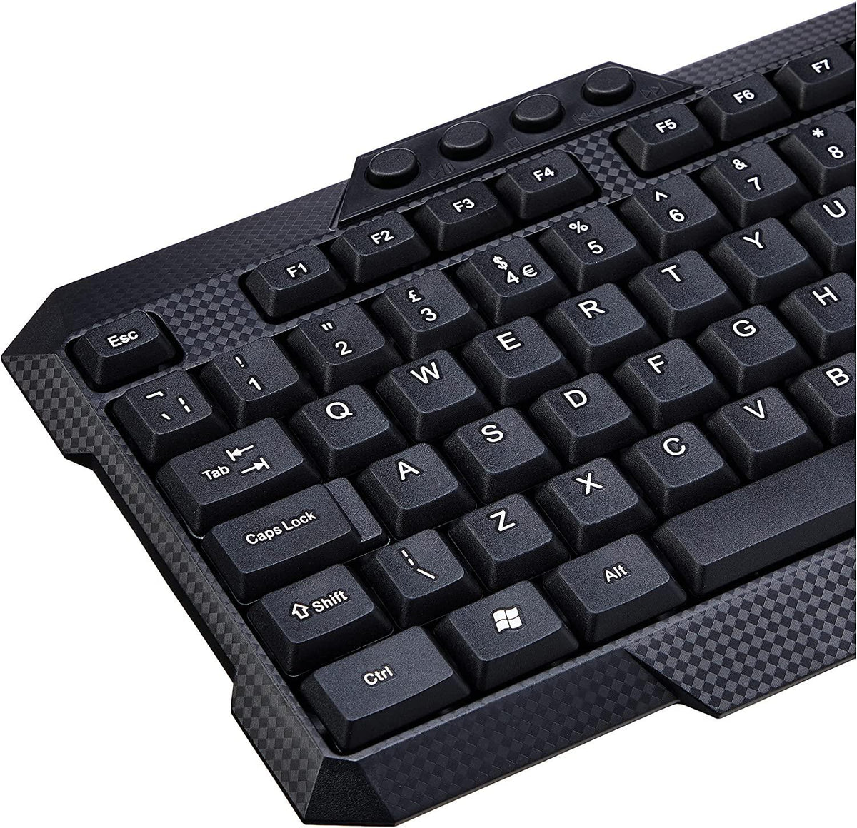 Infapower Full-Size Wireless Keyboard with Number Pad – Compatible with Windows and Mac, Model X204