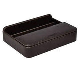 Jacob Jones Cambridge Charging Valet with Soft-Lined Tray – Bedside Organiser for Phone, Keys & Watch, Grey