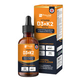 Vitamin D3 4000iu + K2 MK7 25µg Orange Liquid Drops – High Strength 30ml Bottle, 300 Servings
