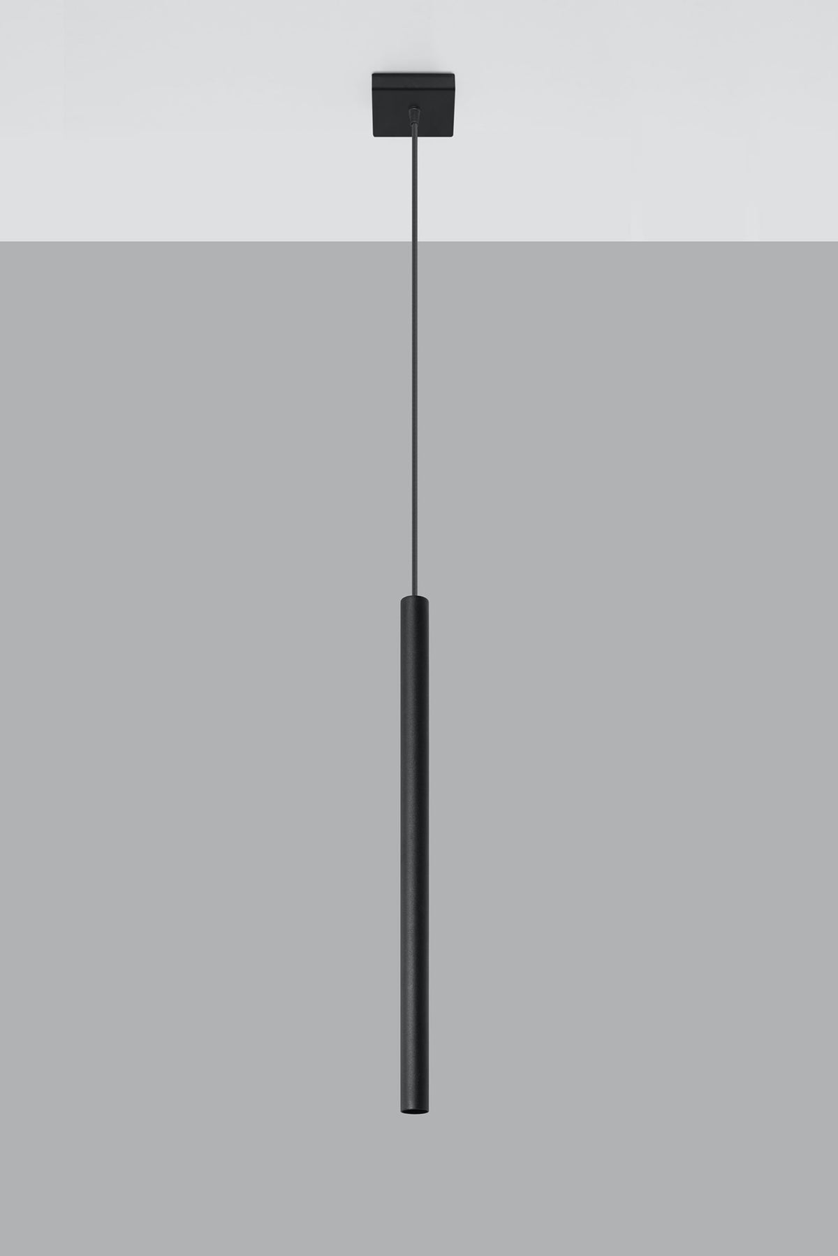 Pastelo Black Tube Pendant Spotlight, G9
