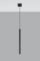 Pastelo Black Tube Pendant Spotlight, G9