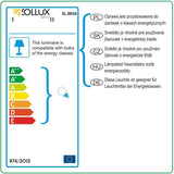SOLLUX ORBIS 1 Round Black Ceiling Spotlight – Modern Loft Design Aluminium GU10 Light Fitting