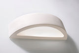 Atena Classic Paintable Ceramic Wall Light