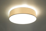 SOLLUX Arena 45 Round Ceiling Lamp with E27 Fitting, 3 x 60W – Loft Design Light, White