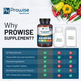 Prowise A-Z Multivitamins & Minerals – 365 Vegan Tablets with 26 Active Vitamins & Minerals, 12-Month Supply
