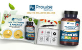 Prowise A-Z Multivitamins & Minerals – 365 Vegan Tablets with 26 Active Vitamins & Minerals, 12-Month Supply