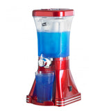 Electric Slushy Machine, Blender & Smoothie Maker with Transparent Ice Canister & Chrome Dispenser Tap – Party Drinks Maker