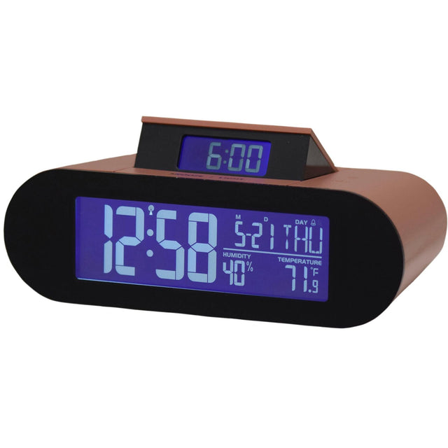 Coral digital alarm clock