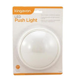 Kingavon Touch Push Light, Battery Powered LED Night Light – Cupboard, Garage, Caravan and Under Stair Use