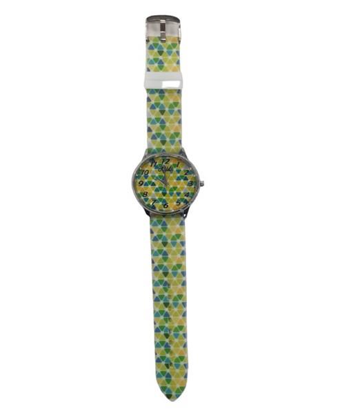 Relda Ladies Analogue Watch – Green Silicone Strap