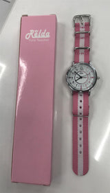 Relda Kids Time Teacher Analogue Watch with Nylon Strap – Easy-Read Children's Wrist Watch