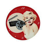 Iconic Collection glass wall clock