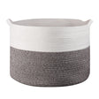 VINSANI cotton rope laundry basket