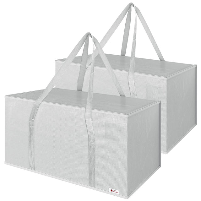 VINSANI 2 pack grey moving bags