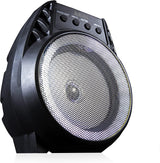 AKAI Vibes 4" LED Bluetooth Party Speaker – Portable Wireless 5W Speaker with Colourful Lights, Black