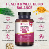 Prowise Premium Odourless Garlic Capsules – High Strength 45,000mg, 200 Softgels, High-Potency Garlic Oil