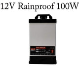 12V LED Driver Power Supply with Short Circuit Protection, IP45 Rainproof Aluminium Case – Lighting Transformer