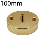 Metal Ceiling Rose, 100mm Diameter – Round Light Plate for Chandeliers and Light Fittings, 220V-240V