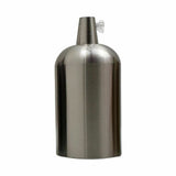 LEDSON Satin Nickel E27 Ceramic Lamp Holder – Retro Vintage Edison Screw Bulb Socket, 250V
