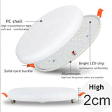 Ledsone Round Recessed LED Ceiling Panel Downlight – Slim Energy Efficient Light for Kitchen & Bathroom