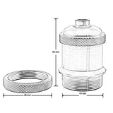 Black E27 Metal Lamp Holder for Vintage Edison Filament Bulbs – Aluminium Screw-On Bulb Socket, Antique Style