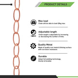 LEDSON Light Chain for Ceiling Pendant Lights & Chandeliers, 32mm x 17mm Openable Links – Sold per Metre