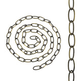 LEDSON Light Chain for Ceiling Pendant Lights & Chandeliers, 32mm x 17mm Openable Links – Sold per Metre