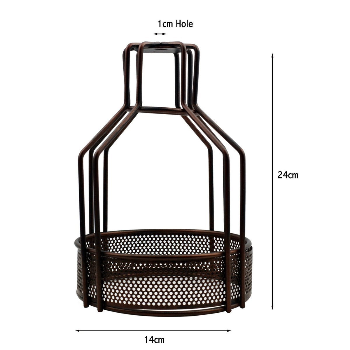 Vintage Wire Cage Wall Lamp Guard